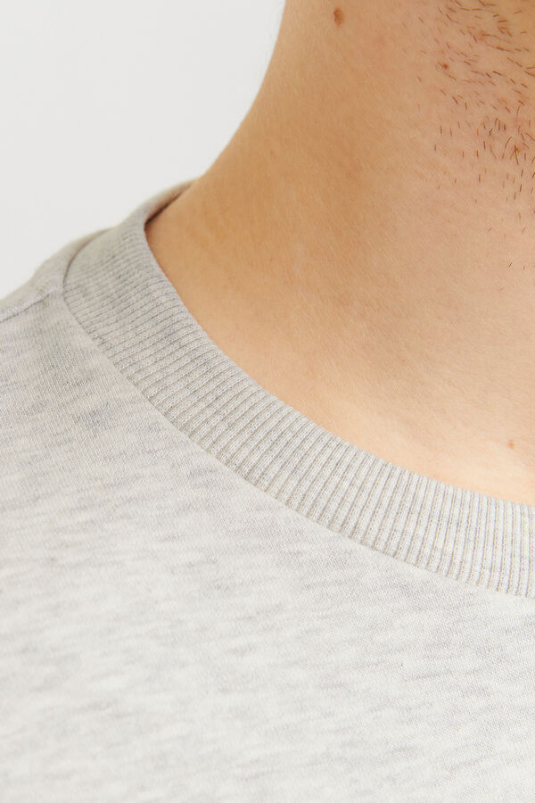 Jack & Jones Sweatshirt de ajuste padr&atilde;o branco