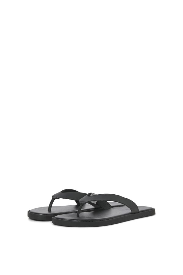 Jack & Jones Sandalias de piel negro