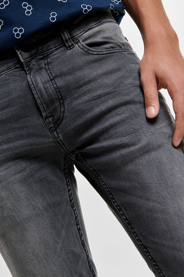 Only & Sons Jeans skinny fit gris