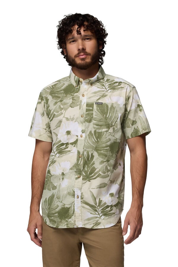 Columbia Camisa estampada de manga curta estampado