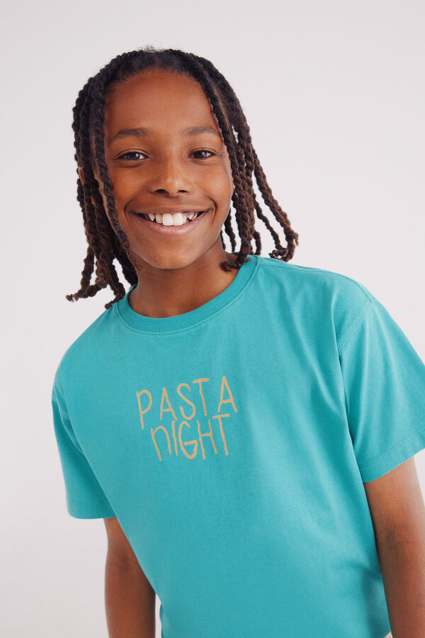Springfield Kids Camiseta pasta ni&ntilde;o estampado