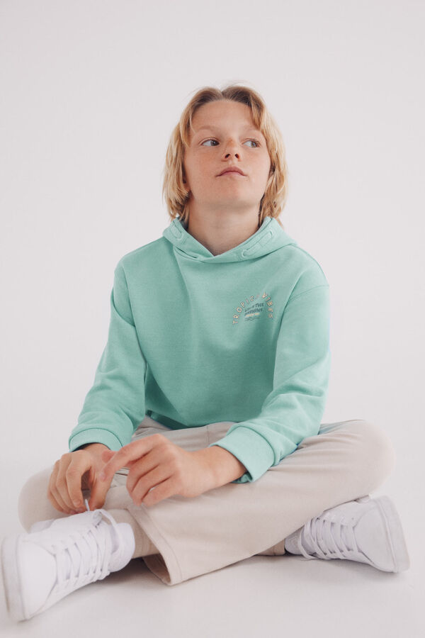 Springfield Kids Sweatshirt menino pelicano azul