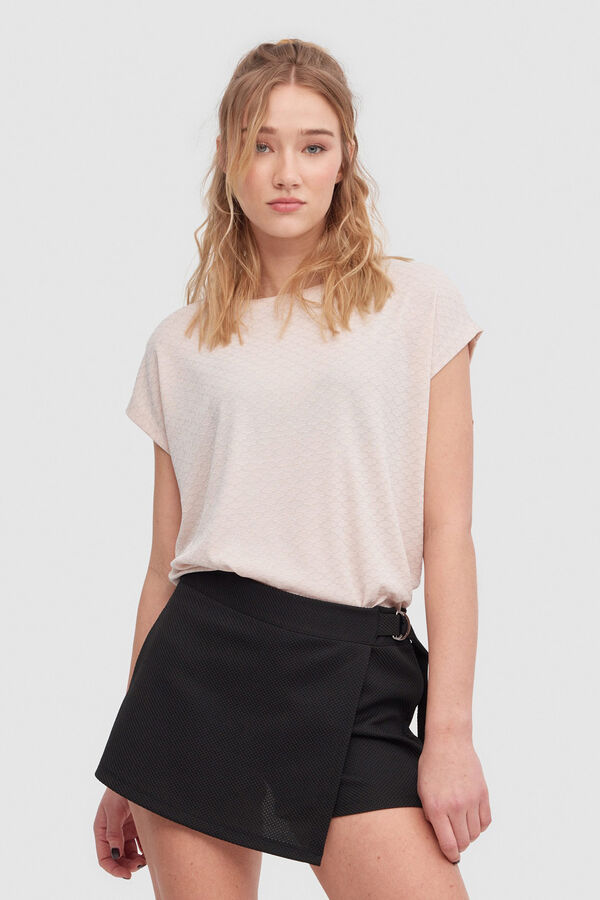 Inside Short Falda Hebilla negro