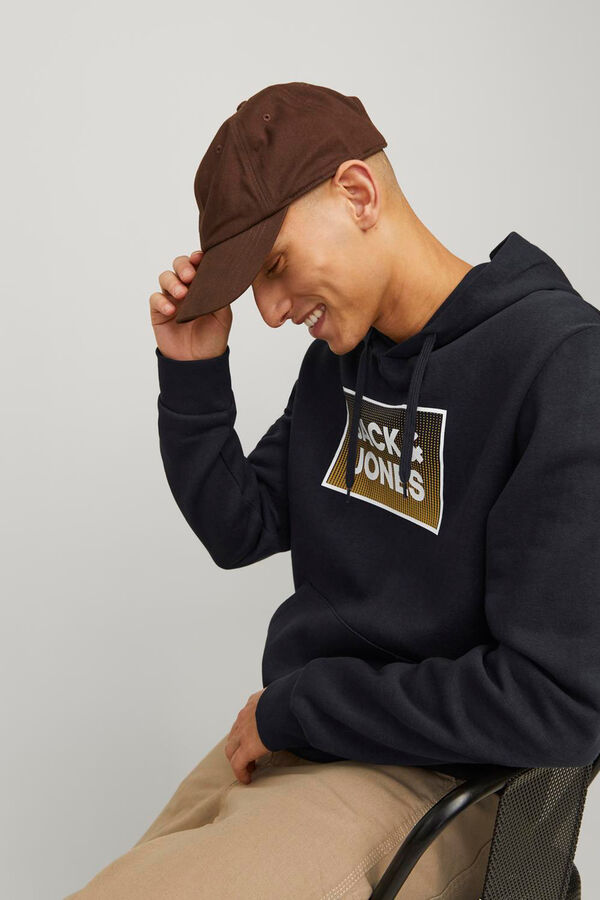 Jack & Jones Sudadera capucha est&aacute;ndar azul
