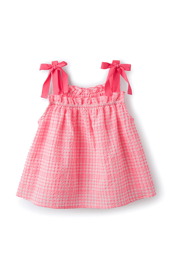 Springfield Kids Top estructura fluor niña rosa