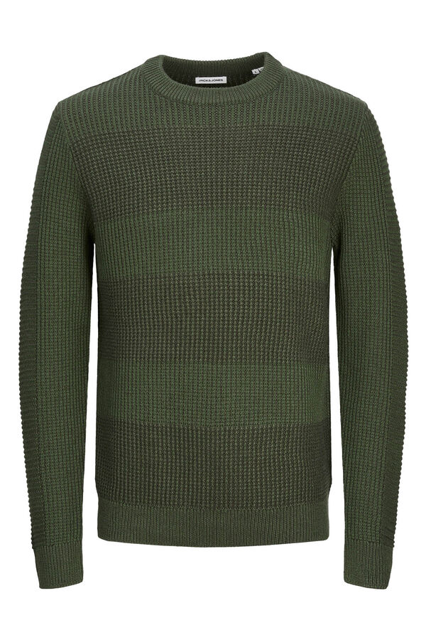 Jack & Jones Jersey b&aacute;sico con algod&oacute;n verde