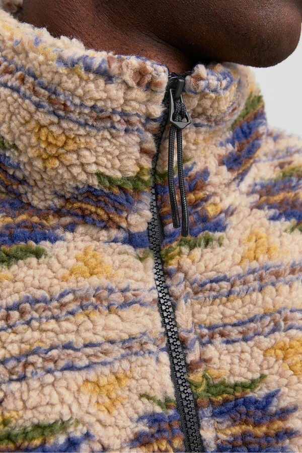 Jack & Jones Sudadera teddy gris