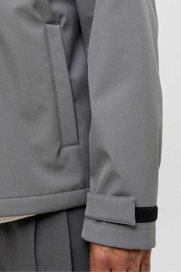 Jack & Jones Chaqueta informal impermeable gris
