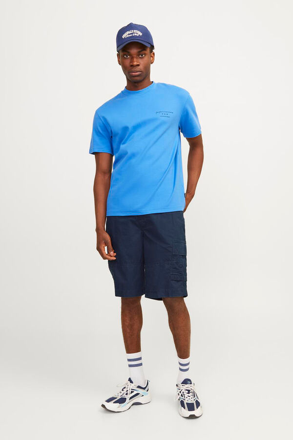 Jack & Jones Pantal&oacute;n corto tipo cargo azul