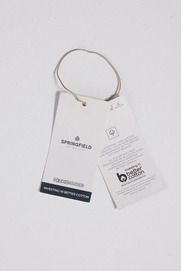 Springfield Camiseta picnic azul