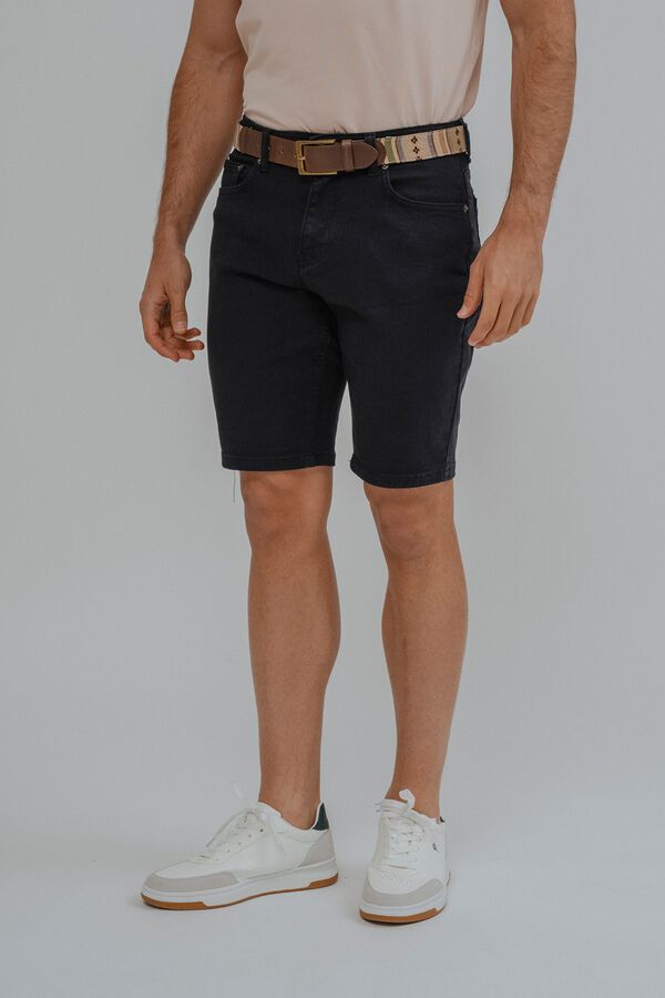 Celopman Bermuda 5 bolsillos negro