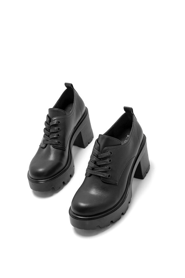 MTNG Zapato de estilo mocas&iacute;n negro