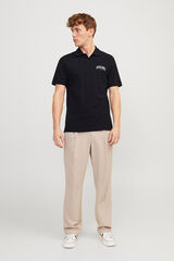 Jack & Jones Polo estándar fit negro