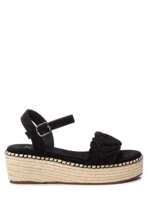 XTI Sand&aacute;lia Feminina   preto