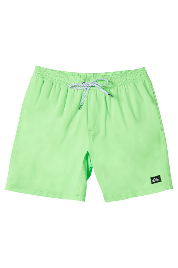 Quiksilver Everyday Solid Volley 15"- Cal&ccedil;&otilde;es de nata&ccedil;&atilde;o para homem verde