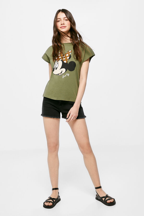 Springfield T-shirt Minnie "Soul up" caqui escuro