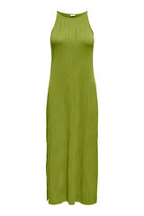 JDY Vestido comprido textura verde