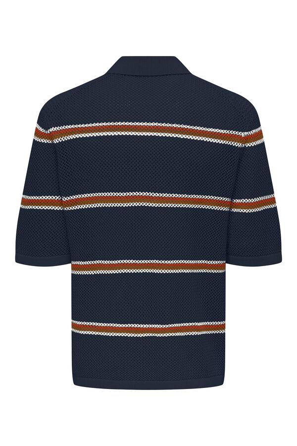 Only & Sons Polo de malha azul