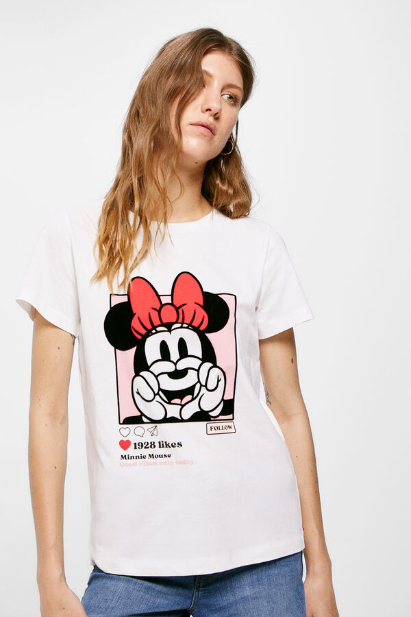 Springfield T-shirt "Minnie" castanho