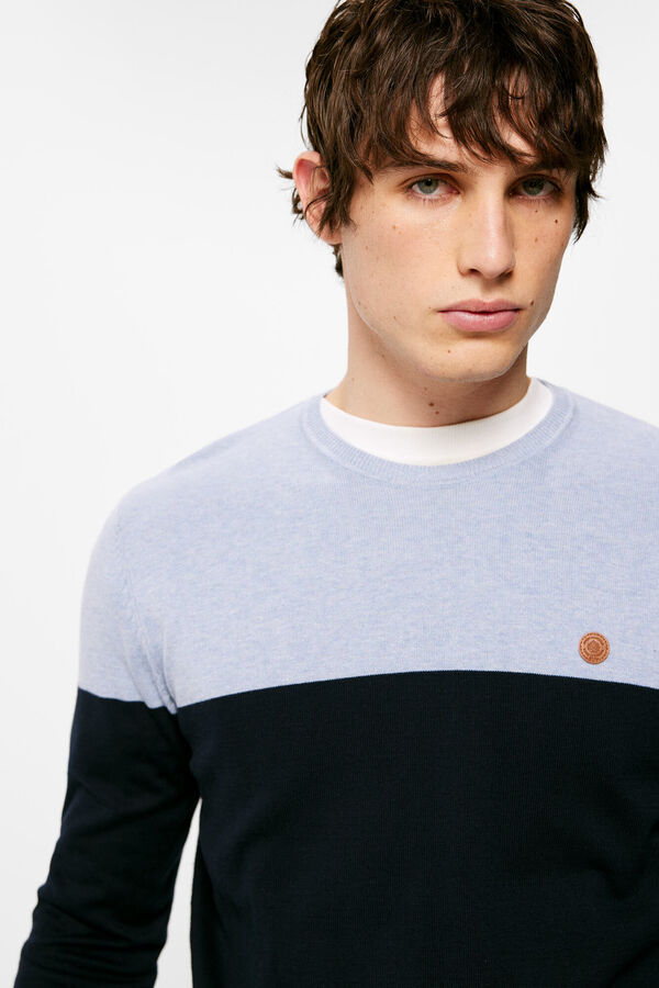 Springfield Jersey b&aacute;sico block azul