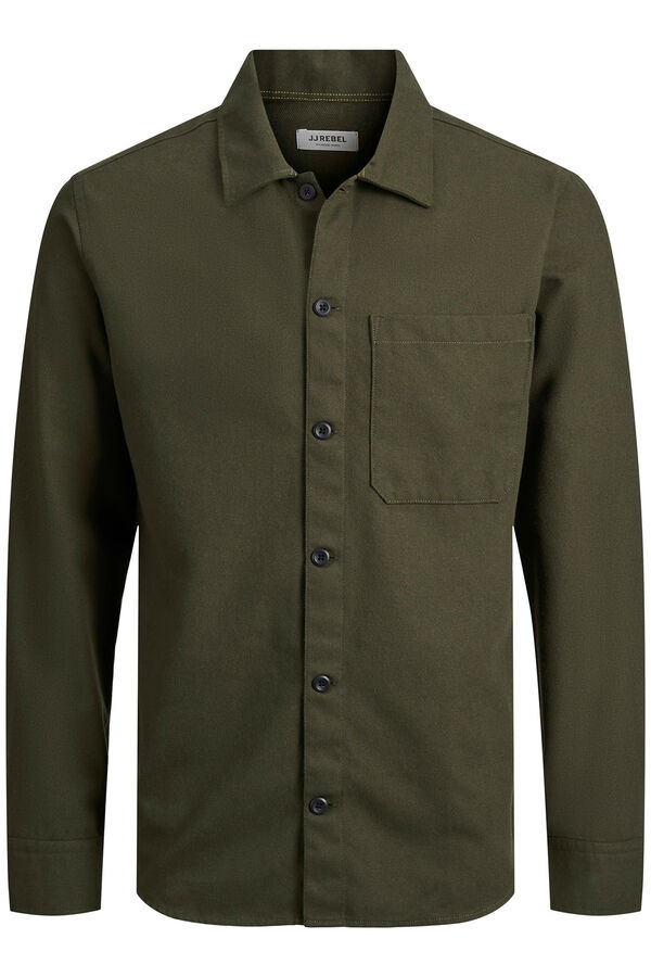 JJ REBEL Sobrecamisa de flanela verde