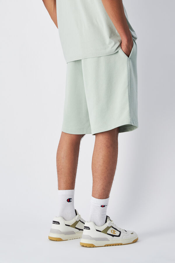 Champion Bermudas masculinas de algodão bege