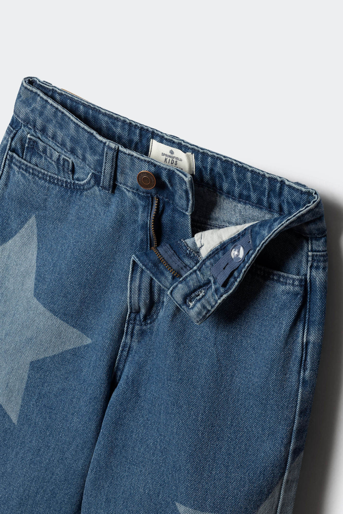 Springfield Kids Jeans denim culotte ESTRELLAS ni&ntilde;a