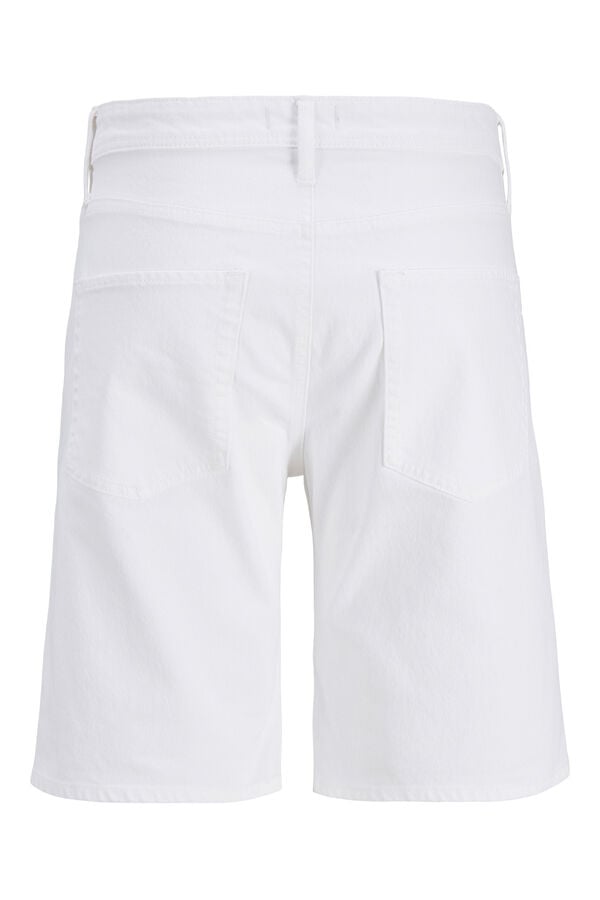 Jack & Jones Bermuda regular stone wash branco