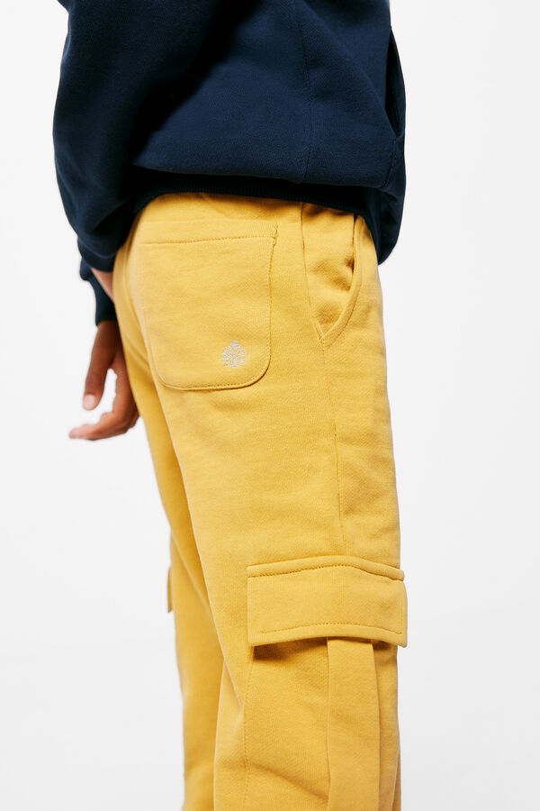 Springfield Kids Pantal&oacute;n jogger cargo ni&ntilde;o amarillo