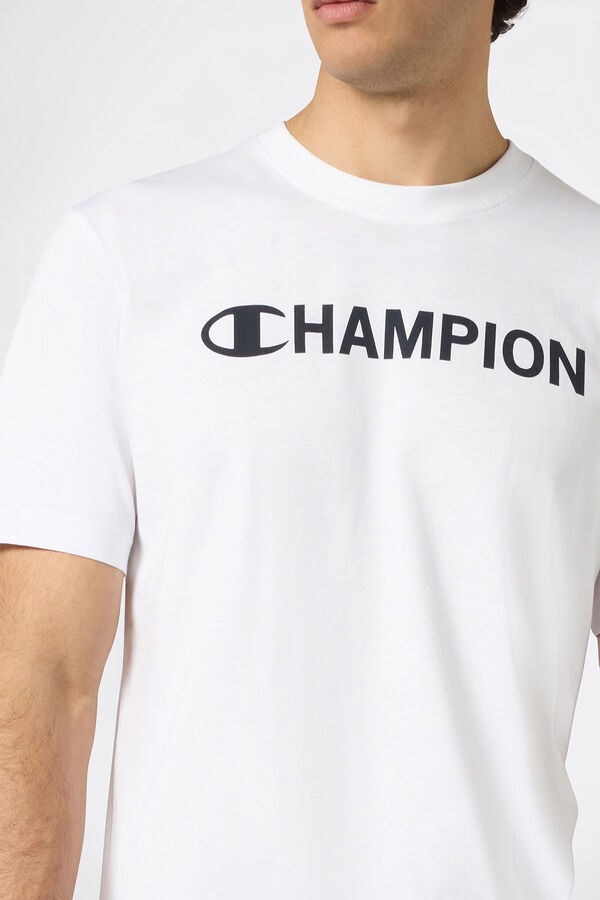 Champion Camiseta cuello caja Champion blanco