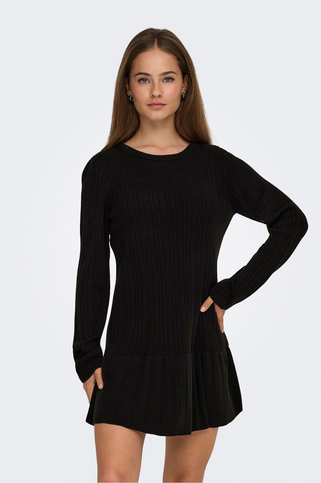 Only Vestido curto com folho