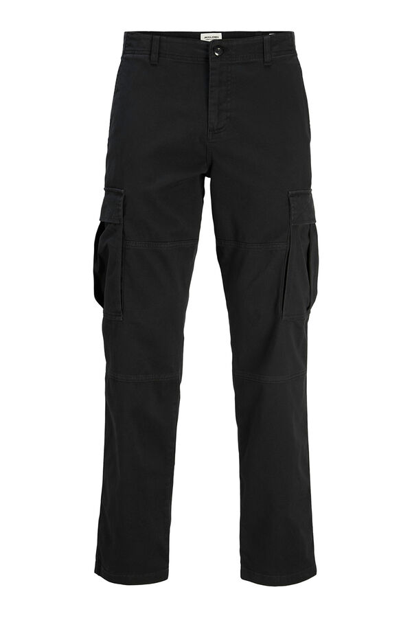 Jack & Jones Pantal&oacute;n cargo relaxed fit negro