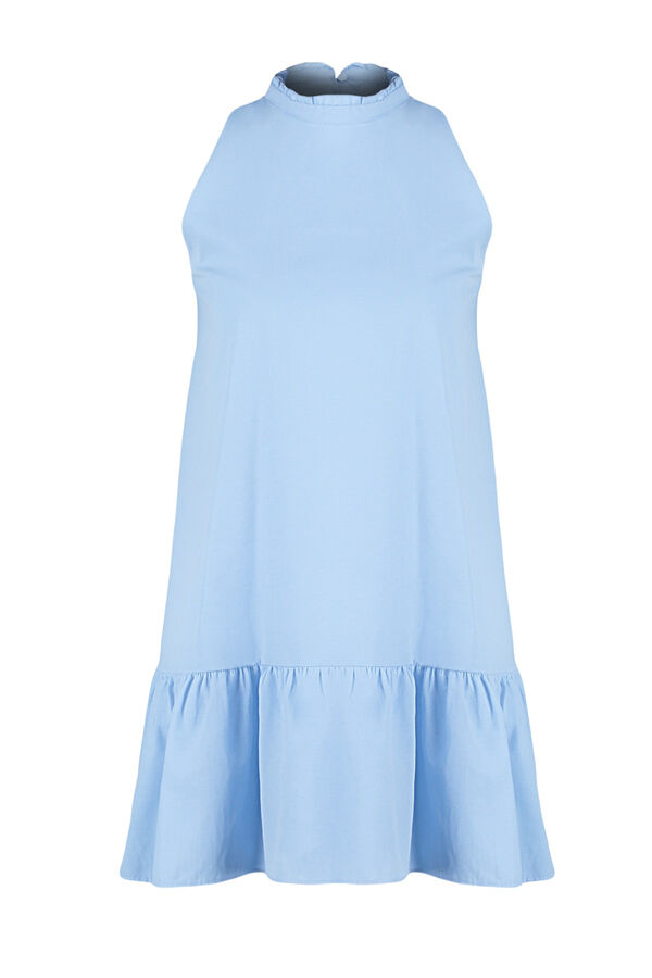Trendyol Vestido mini sem mangas azul