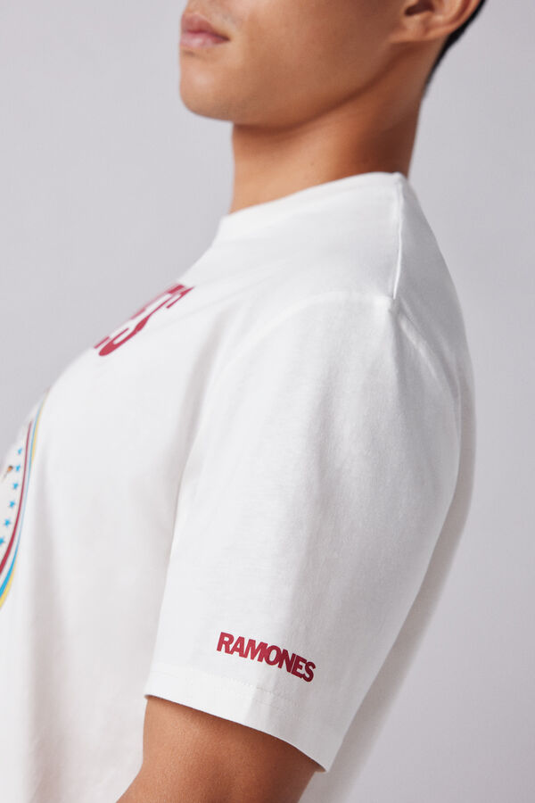 Springfield T-shirt Ramones Tour 1995 bege