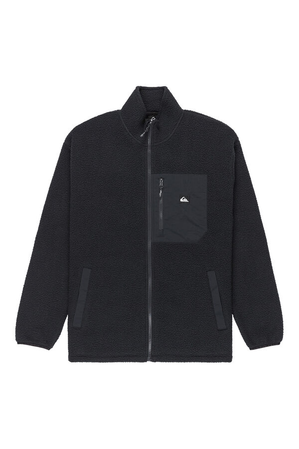 Quiksilver Clean Coast - Polar con cremallera para hombre negro