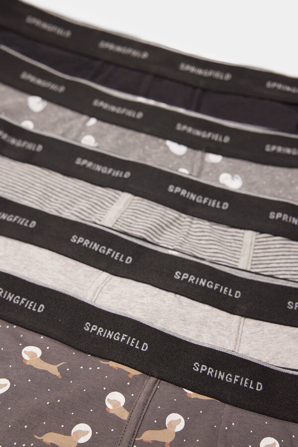 Springfield Pack 5 boxers negro