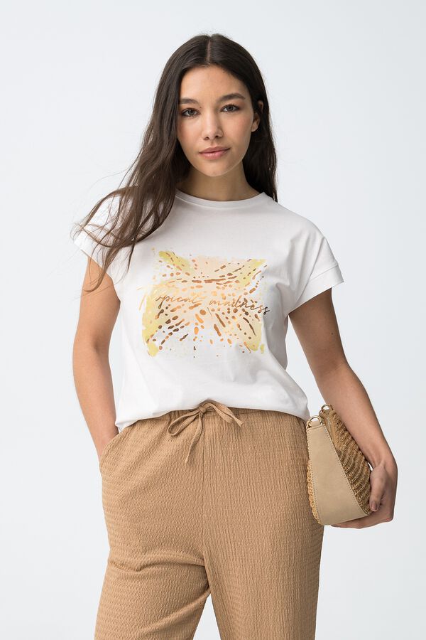 Tiffosi Camisola de manga curta branco