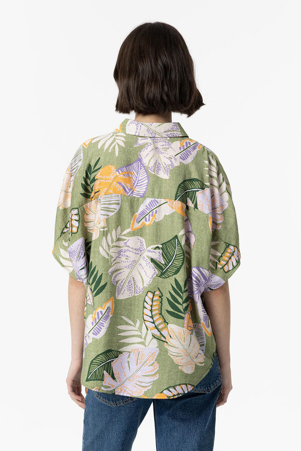 Tiffosi Blusa Estampada coral