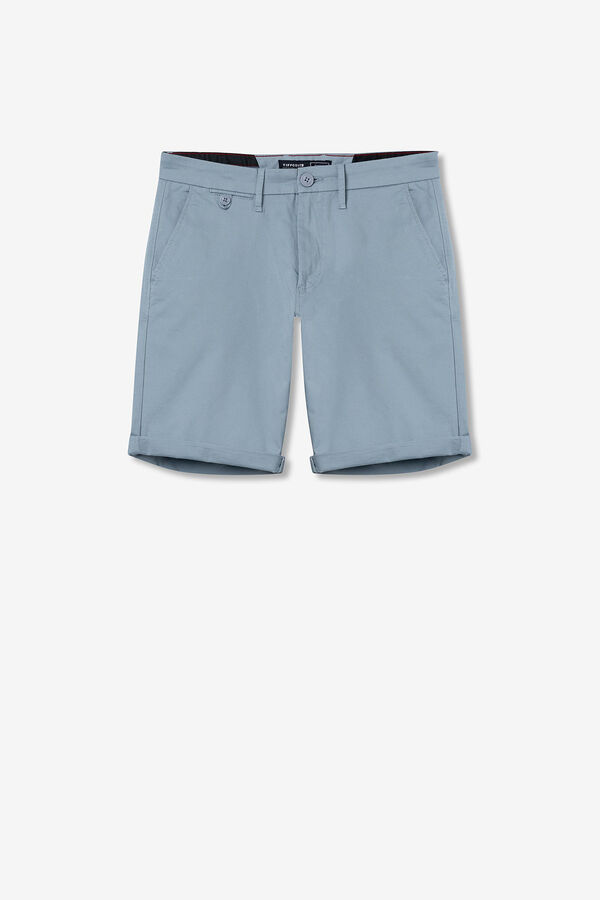 Tiffosi Bermuda Chino Slim Fit azul