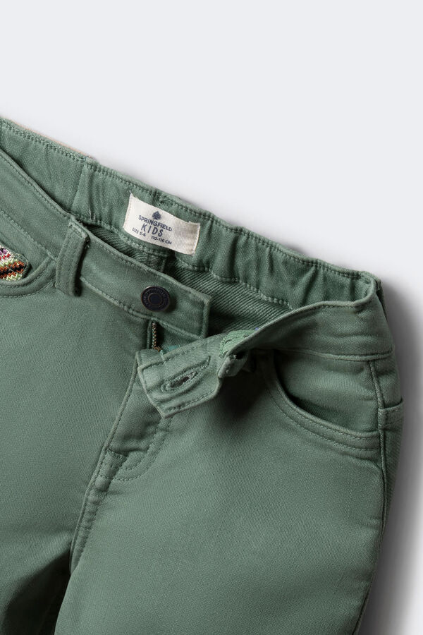 Springfield Kids Bermuda Knit color niño verde