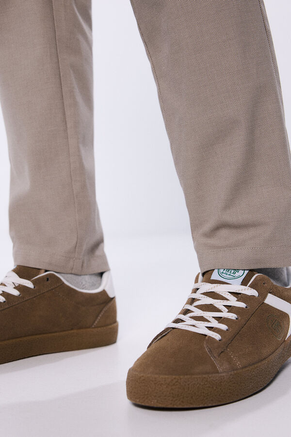 Springfield Pantal&oacute;n chino vestir comfort slim fit nude