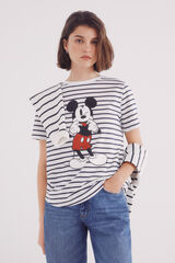 Springfield Camiseta gr&aacute;fica Mickey Mouse azul