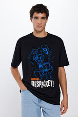 Springfield Camiseta Donald negro