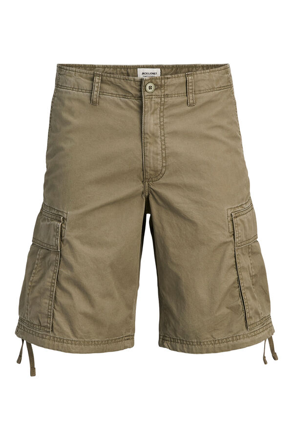 Jack & Jones PLUS Bermuda cargo relaxed fit verde