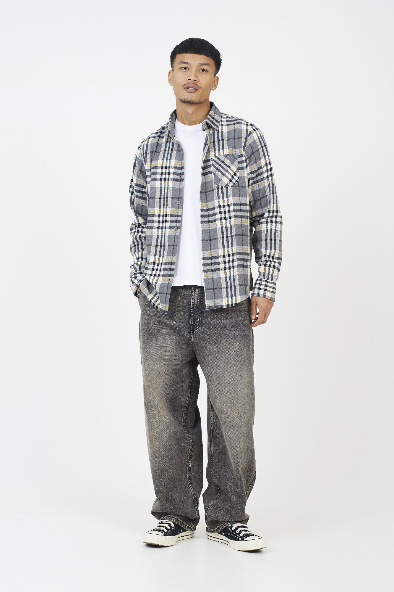 Brave Soul Camisa xadrez