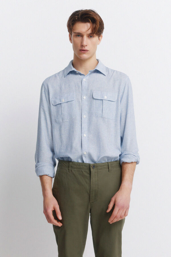 Springfield Cal&ccedil;as chino skinny fit estampado