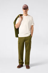 Champion Camiseta Champion com gola caixa bege