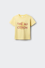 Springfield Kids Camiseta infantil Au Citron amarelo