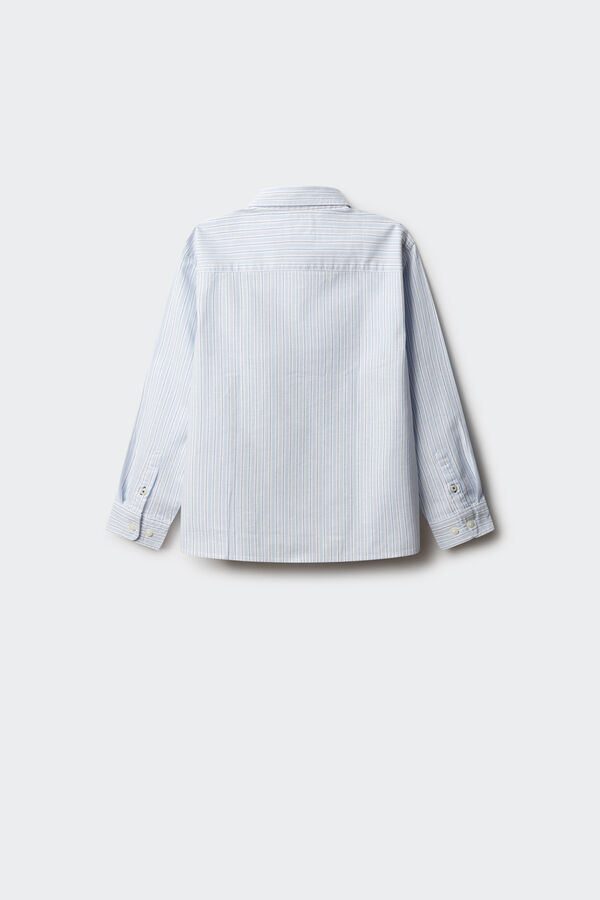 Springfield Kids Camisa raya fina azul ni&ntilde;o azul