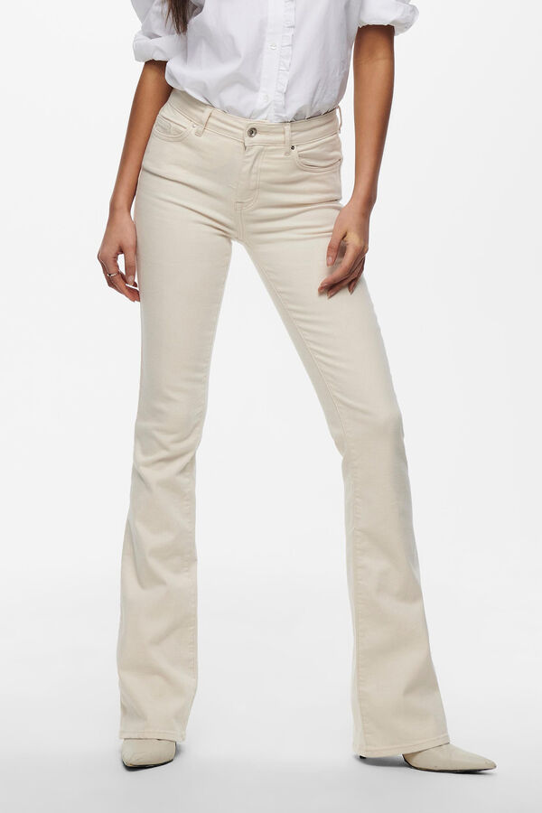 Only Jeans boca de sino cru
